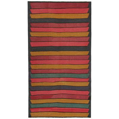 Vintage Northwest Persian Kilim in Polychromatic Stripes by Rug & Kilim