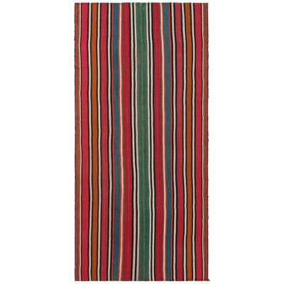 Vintage Persian Kilim in Polychromatic Stripes by Rug & Kilim