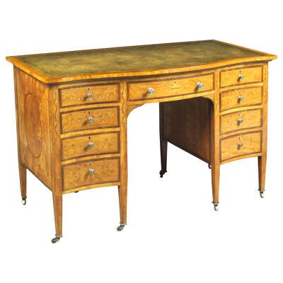 Satinwood Inlaid Dressing Table by Edwards and Roberts