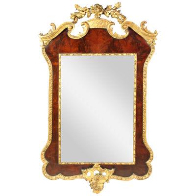 18th Century Parcel-Gilt Mirror