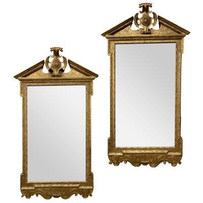 Pair of George II Gilt Mirrors