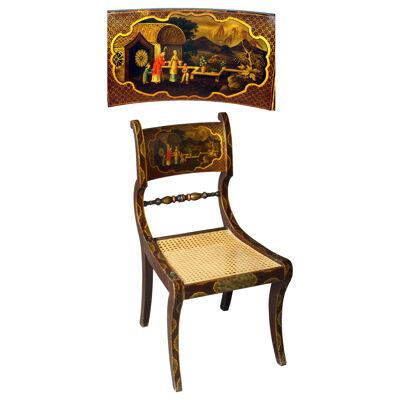 Regency Chinoiserie Painted Chair