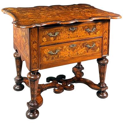Dutch Marquetry Side Table