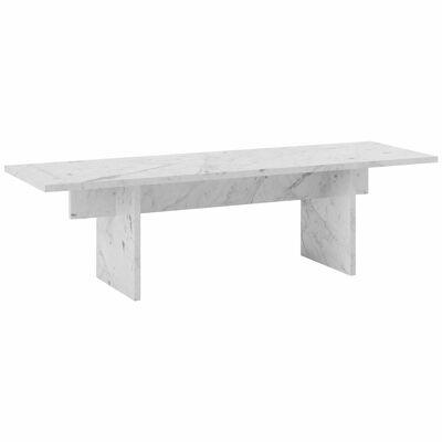 Vondel Coffee Table/Bench - Bianco Carrara Marble