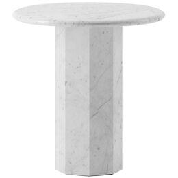 Ashby Side Table - Bianco Carrara