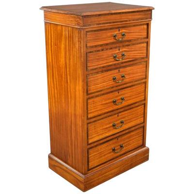 Edwardian Satinwood and Inlaid Chest of Drawers