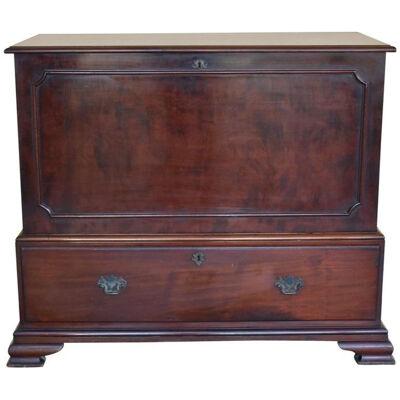 George III Mahogany Silver Chest by T Wilson