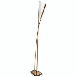 Single Italian Modernist Floor Lamp