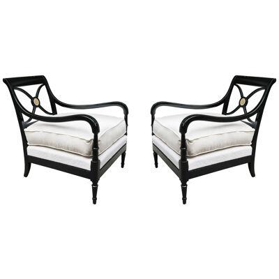 PAIR OF FRENCH 1940'S ARMCHAIRS BY MAURICE HIRSCH