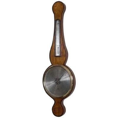 Early 19th Century Satinwood Barometer
