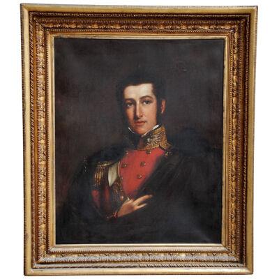 Early 19th Century Portrait of an Officer in the Royal Fusiliers