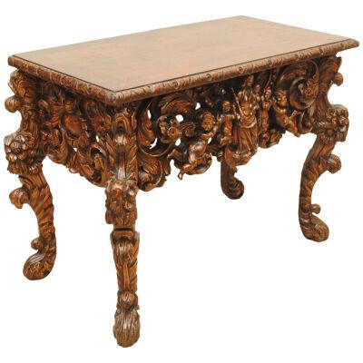LATE 17TH/ EARLY 18TH CENTURY CARVED CONSOLE TABLE