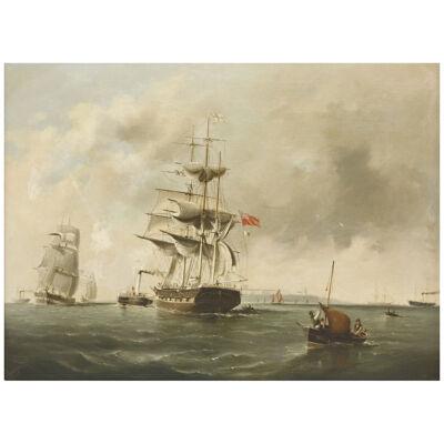Pair of 19th Century Marine Oil Paintings