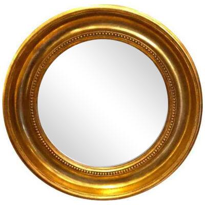 Round Empire Style Gold Mirror by Randy Esada Designs, 2010s