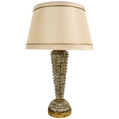 Unusual Designer Giltwood Table Lamp, Scandia by Randy Esada