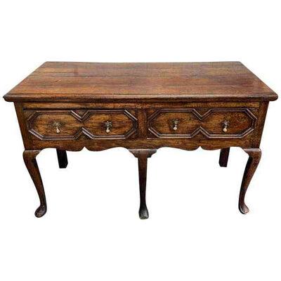 Antique 18th C Queen Anne Style Sideboard Console Table