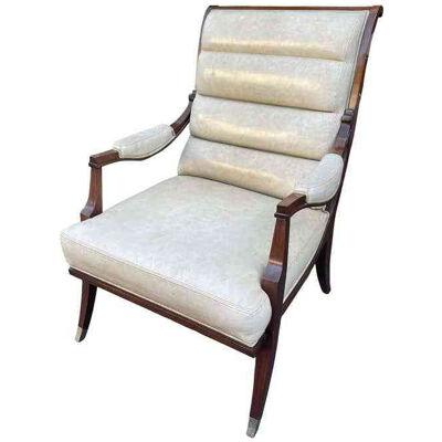 Lucien Rollin Art Deco Leather Chair