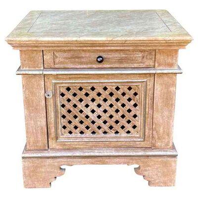 Minton-Spidell Italian Country Tuscany Style Side Table Nightstand Cabinet