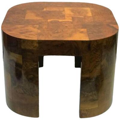 Paul Evans Patchwork Burlwood Coffee Table or Center Table	