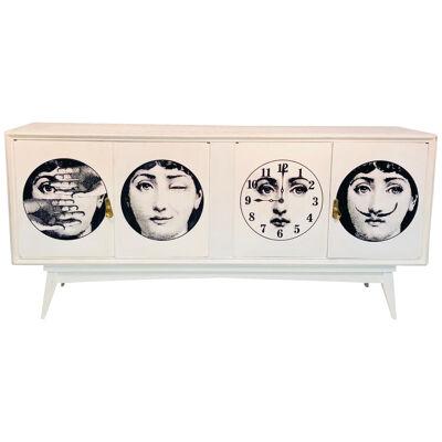 20th C. Italian Commode Cabinet in the Manner of Piero Fornasetti