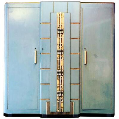 Most Extraordinary Modernist Art Deco Armoire