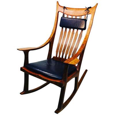 Monumental Rosewood Rocking Chair by Stephen O'Donnell