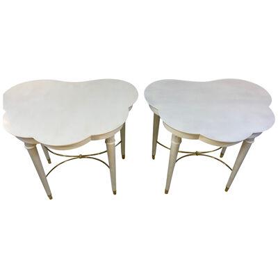 RARE PAIR OF STYLISH TOMMI PARZINGER TABLES FOR CHARAK