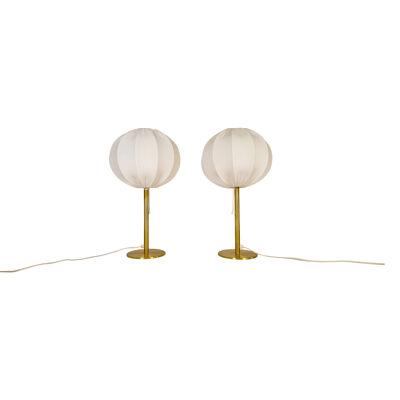 Midcentury Modern Pair of Brass Table Lamps Luxus, Sweden, 1970s