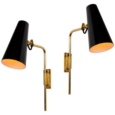 1950s Paavo Tynell 9459 Wall Lights for Taito OY