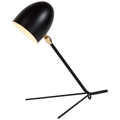 Serge Mouille "Cocotte" Table or Wall Lamp in Black