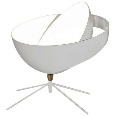 Serge Mouille "Saturn" Table Lamp in White