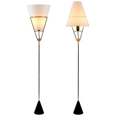 Pair of Carl Auböck Vice Versa Floor Lamps