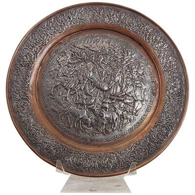 English Victorian Silver Plated Electrotype Platter, circa 1880