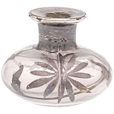 Silver Flashed Bud Vase, England circa 1900