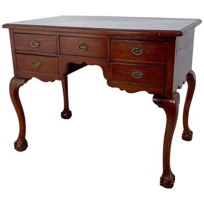 Chippendale Style Walnut Lowboy, 19th Century, American