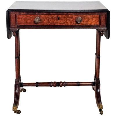 Regency Period Mahogany Small Dropleaf Sofa Table, circa 1820
