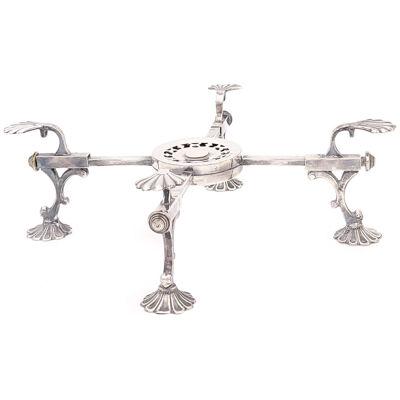 Silver Warming Stand, England, 19th century