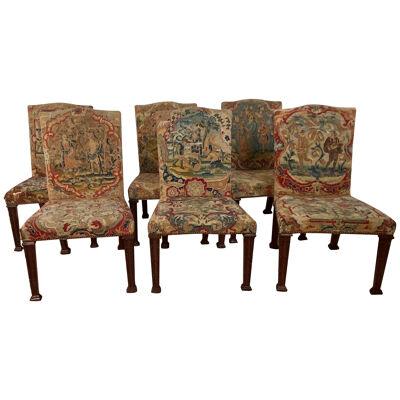 Set of Six Early George III Side Chairs, England circa 1765