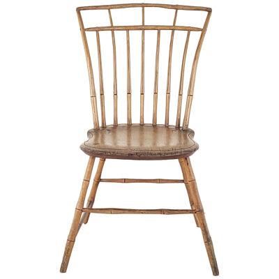 Rustic Provincial Ash Windsor Chair, circa 1820, probably England