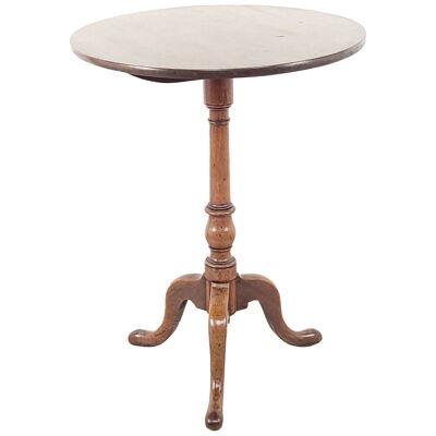 Small Fruitwood Candle Stand, American circa 1790