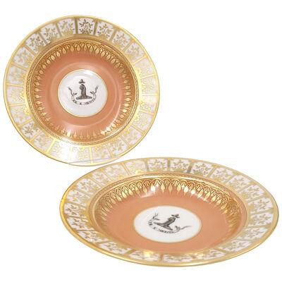 Pair of Soup Dishes, Barr Flight & Barr, England, circa 1820