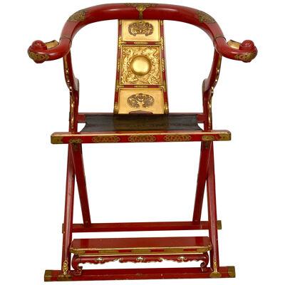 Circa 1840 Horse Shoe Chair, Japan