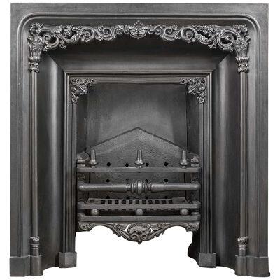 A Regency Cast Iron Fireplace Insert