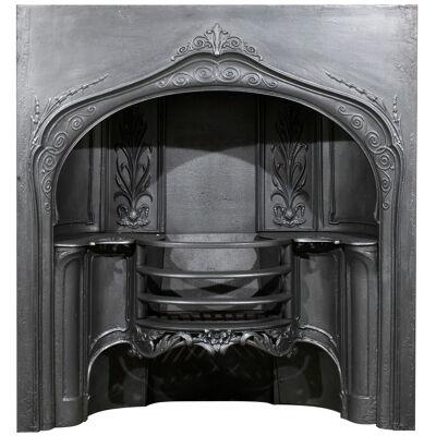 A Cast Iron Victorian Fireplace Insert