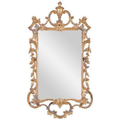 Chippendale Style Victorian Wall Mirror