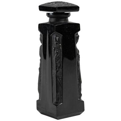 1914 René Lalique - Perfume Bottle Ambre d'Orsay Black Glass