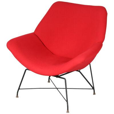 “Kosmos” Chair by Augusto Bozzi for Saporiti, Italy 1950