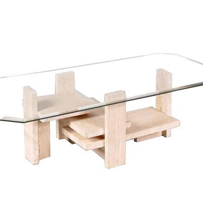 1980s Coffee Table by Willy Ballez, Made in Belgium
