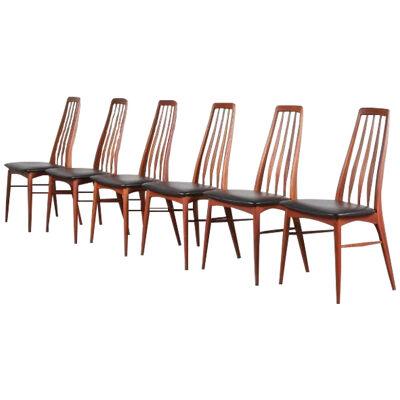 “Eva” Dining Chairs by Niels Koefoed for Hornslet in Denmark, 1950