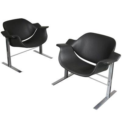 J.B. Meyer Lounge Chairs for Kembo, Netherlands 1960s